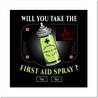 First Aid Spray Posters and Art